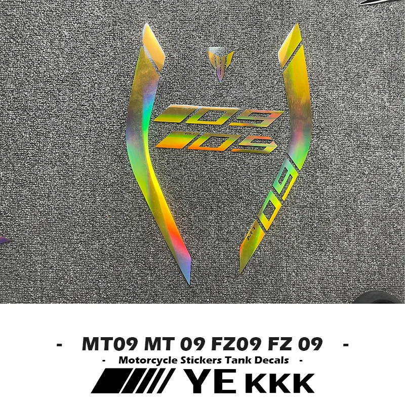 

For Yamaha MT09 MT-09 FZ09 SP Fuel Tank Curve Cutout Air Intake Side Cover Sticker Fairing Shell Sticker Decals Laser