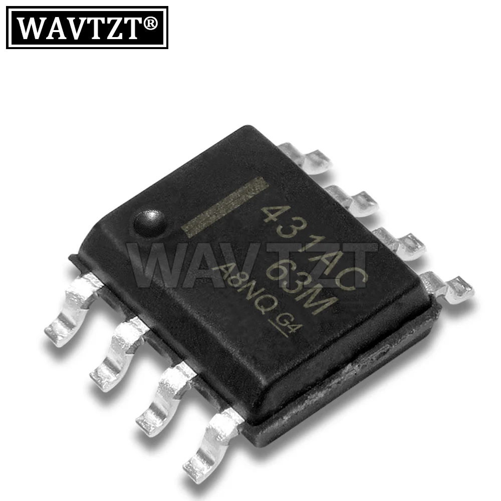 Набор микросхем TL431ACDR TL431AC 431AC SOP8, 20 шт./комплект, 100%