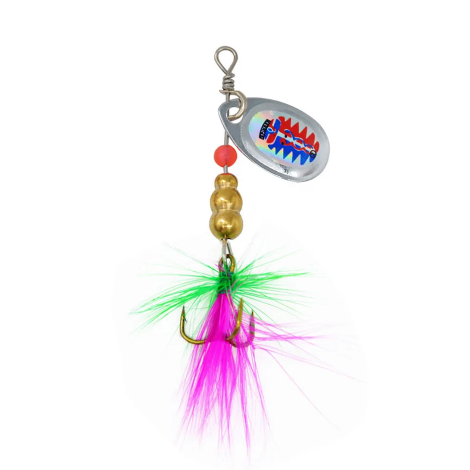 WALK FISH металлическая приманка в виде ложки для спиннинга 53/60 мм 3/4 дюйма