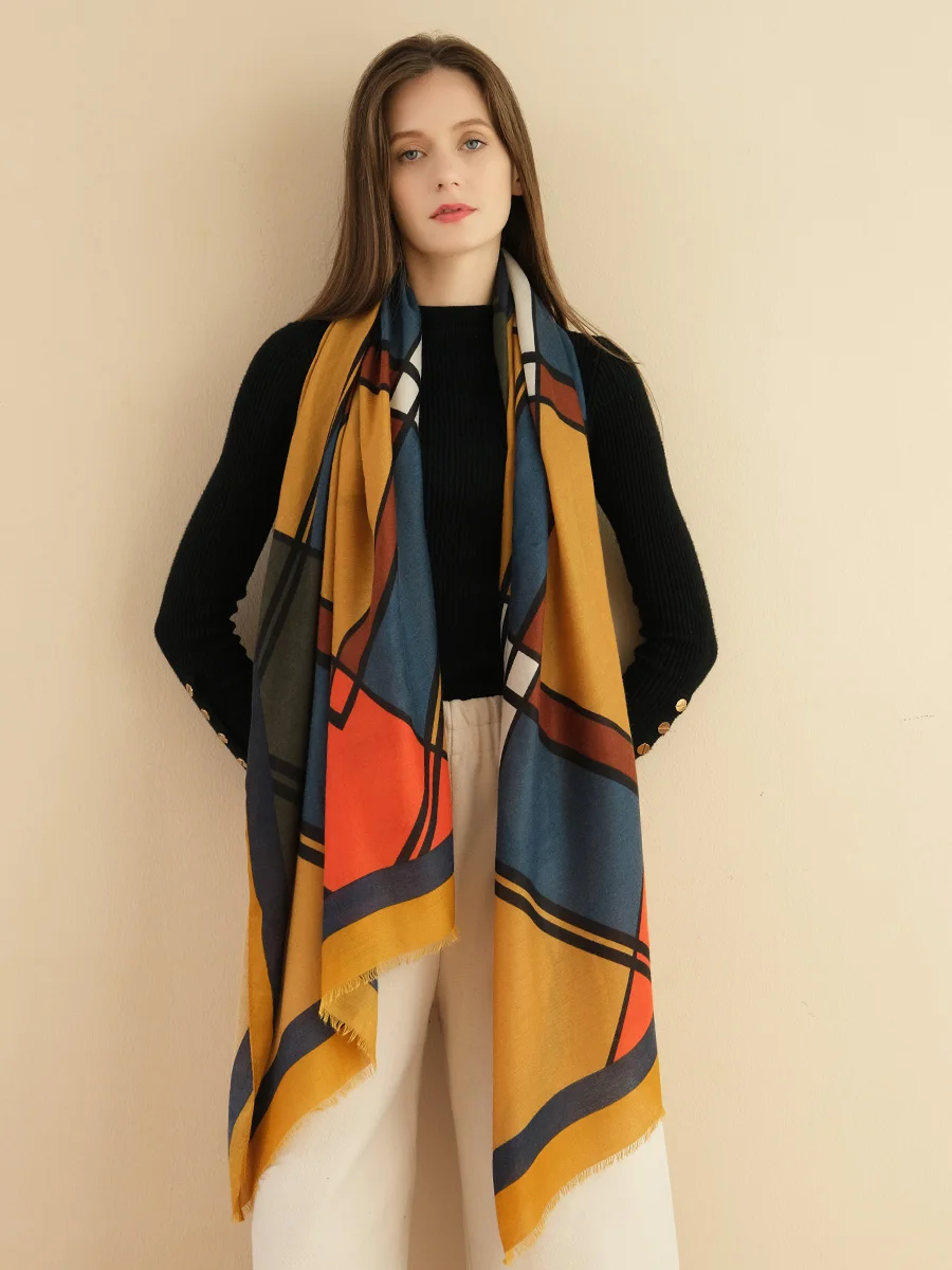 

Luxury Brand Women Scarf Thin Hijab Scarf Pashmina Lady Shawls And Wraps Head Scarves Neck Bandana Men Scarf