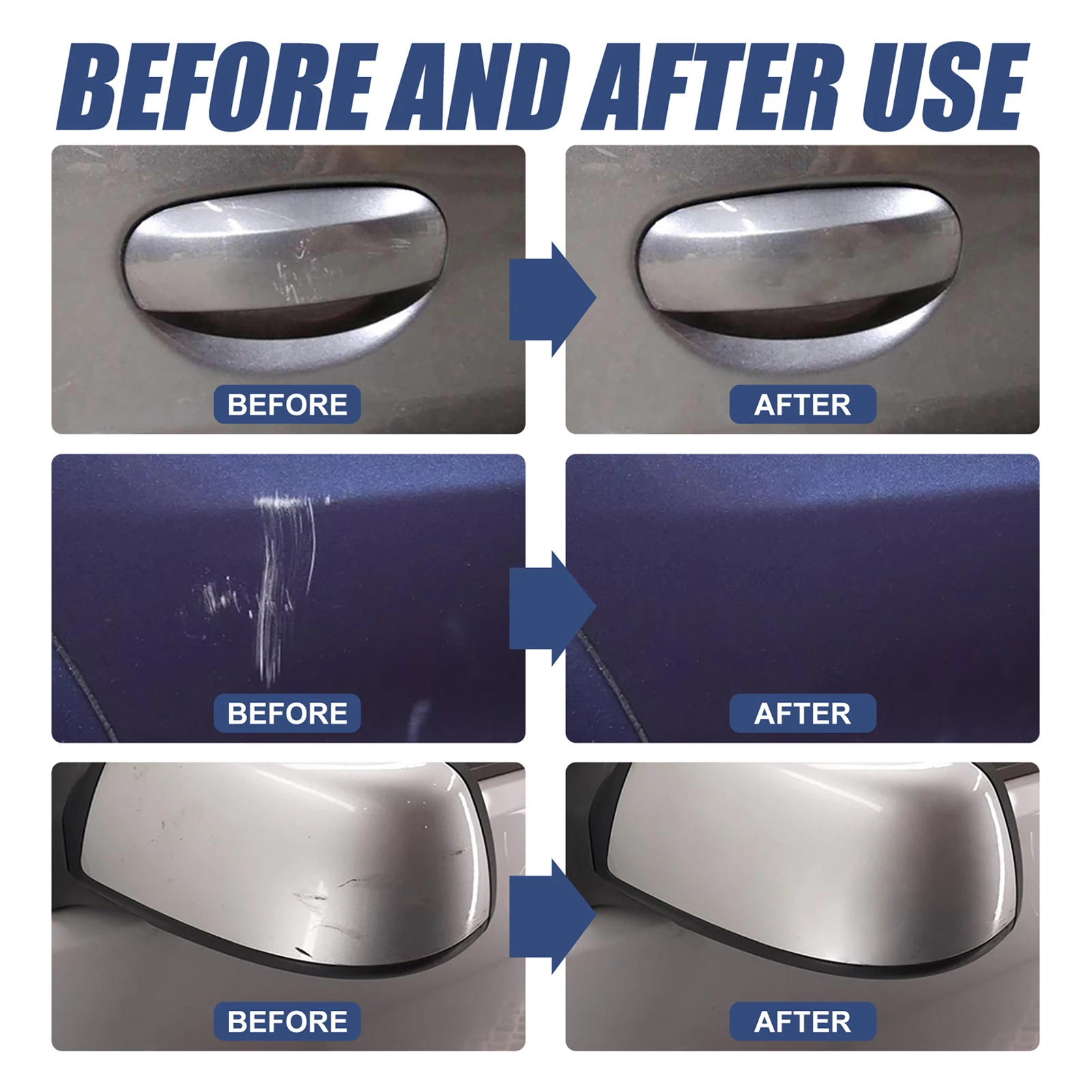 Car Scratches Remover Cream Car Scratches Repair Effective Polish Paint Restorer Rubbing Compound For Swirl Marks Water Spots images - 6