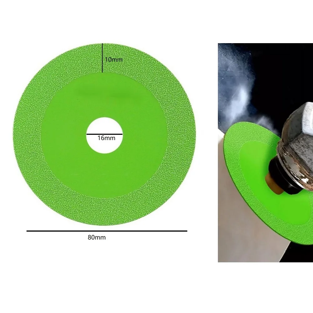 

1PC Glass Cutting Disc Grinding Disc Marble Saw Blade For Ceramic Tile Cutting, Grinding Sharp Cutting Disk 60/80mm