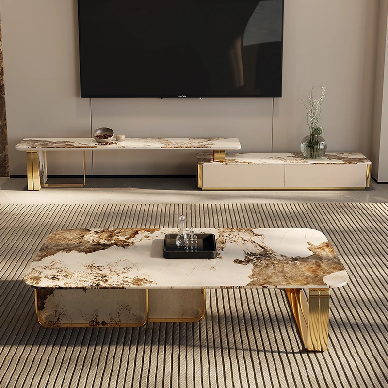 Роскошный стенд для монитора современный органайзер гостиной камина мебель дома