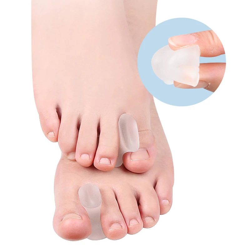 

1Pair Toe Separator Hallux Valgus Corrector Toe Spacer Spreader Finger Corrector Thumb Toe Bunion Straightener Foot Care Tool