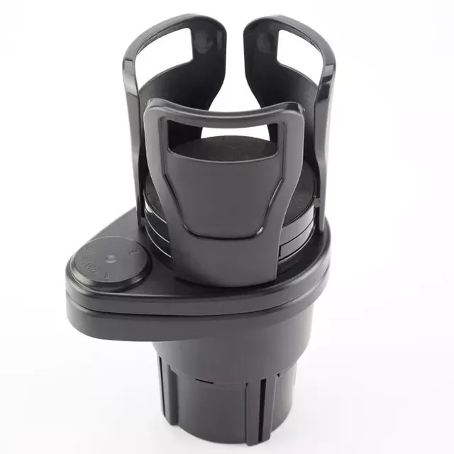 

Cup Holder Expander Adapter, Vehicle-Mounted Auto Water Cup Drink Holder, 360 Degrees Rotating Car Dual Cup Mount Adjustable