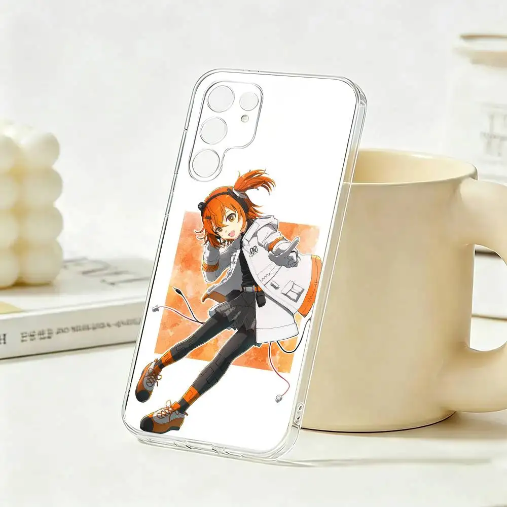 Фото Чехол для телефона A-Adachi Rei UTAU для Samsung S21 S20 Ultra Plus FE S10, прозрачный силиконовый чехол. №3