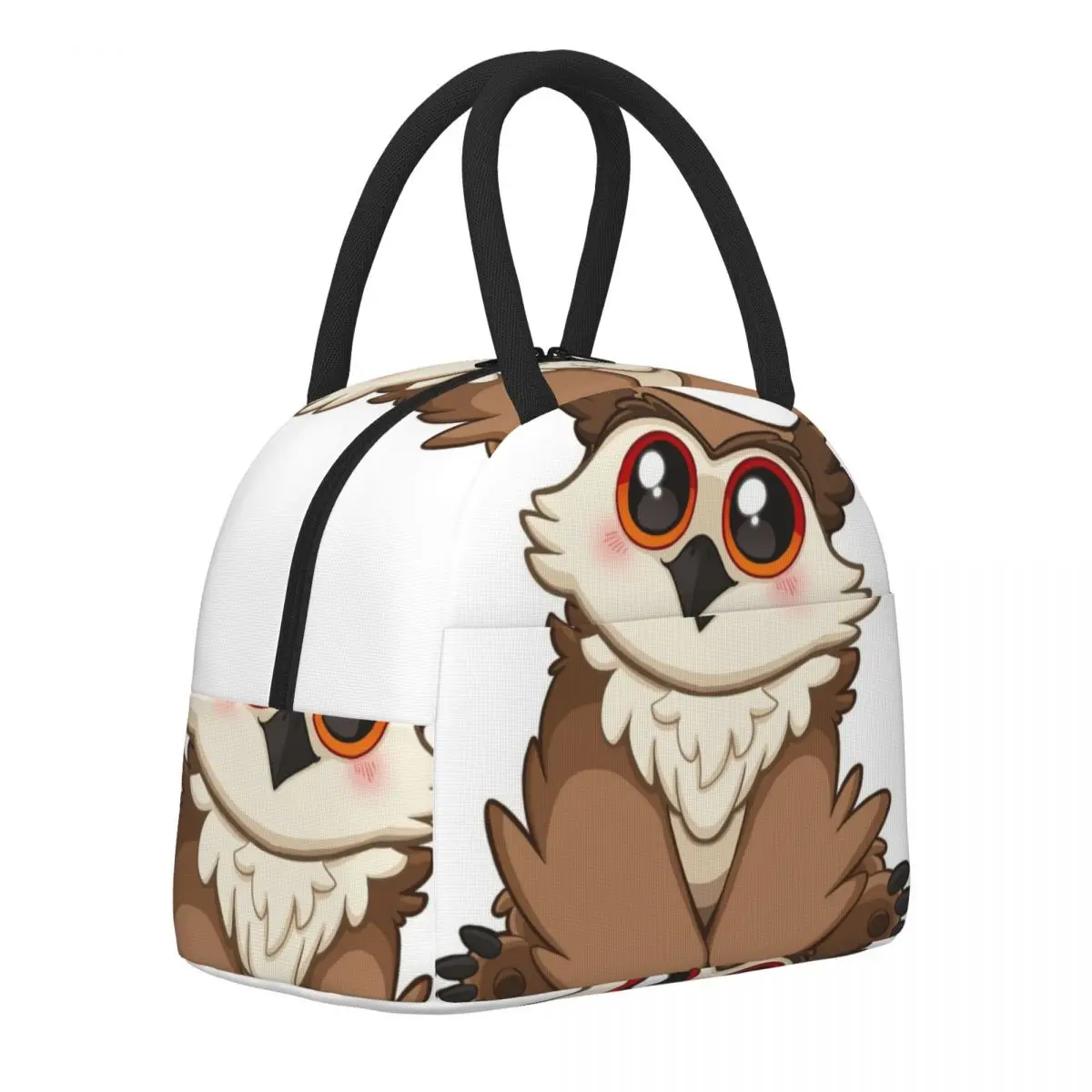 

Adorable Owl Bear Adventures Lunch Bag Animal Fun Lunch Box For Child Outdoor Picnic Cooler Bag Waterproof Design Tote Food Bags