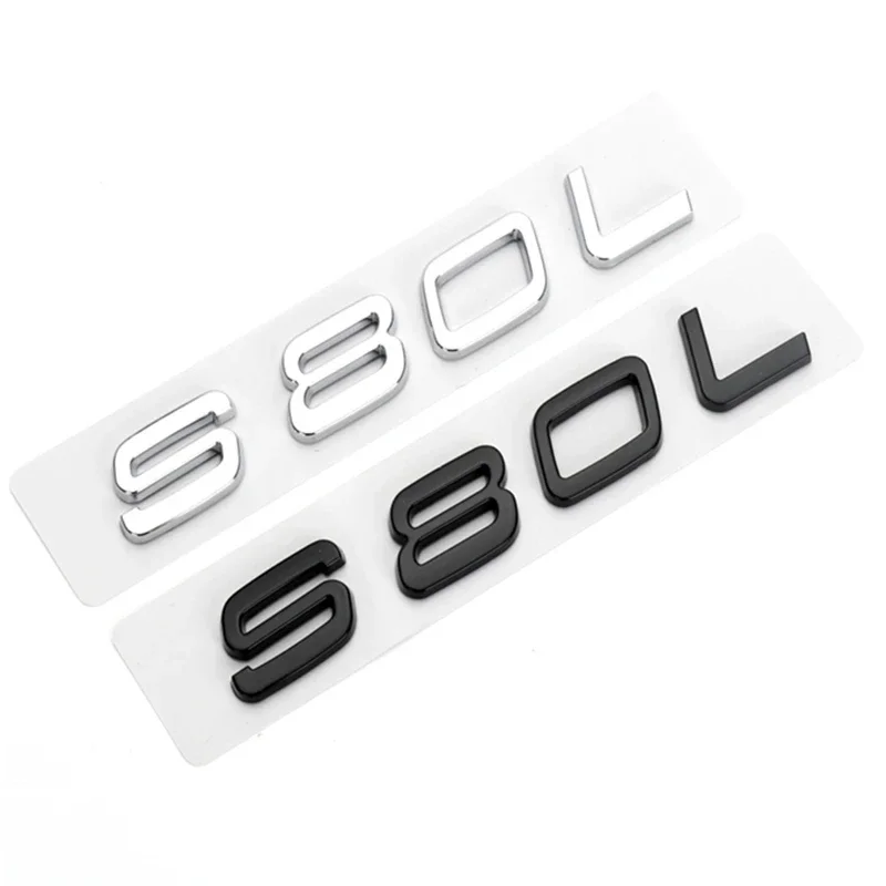 ABS боковая наклейка на кузов автомобиля задний багажник эмблема с буквами для Volvo
