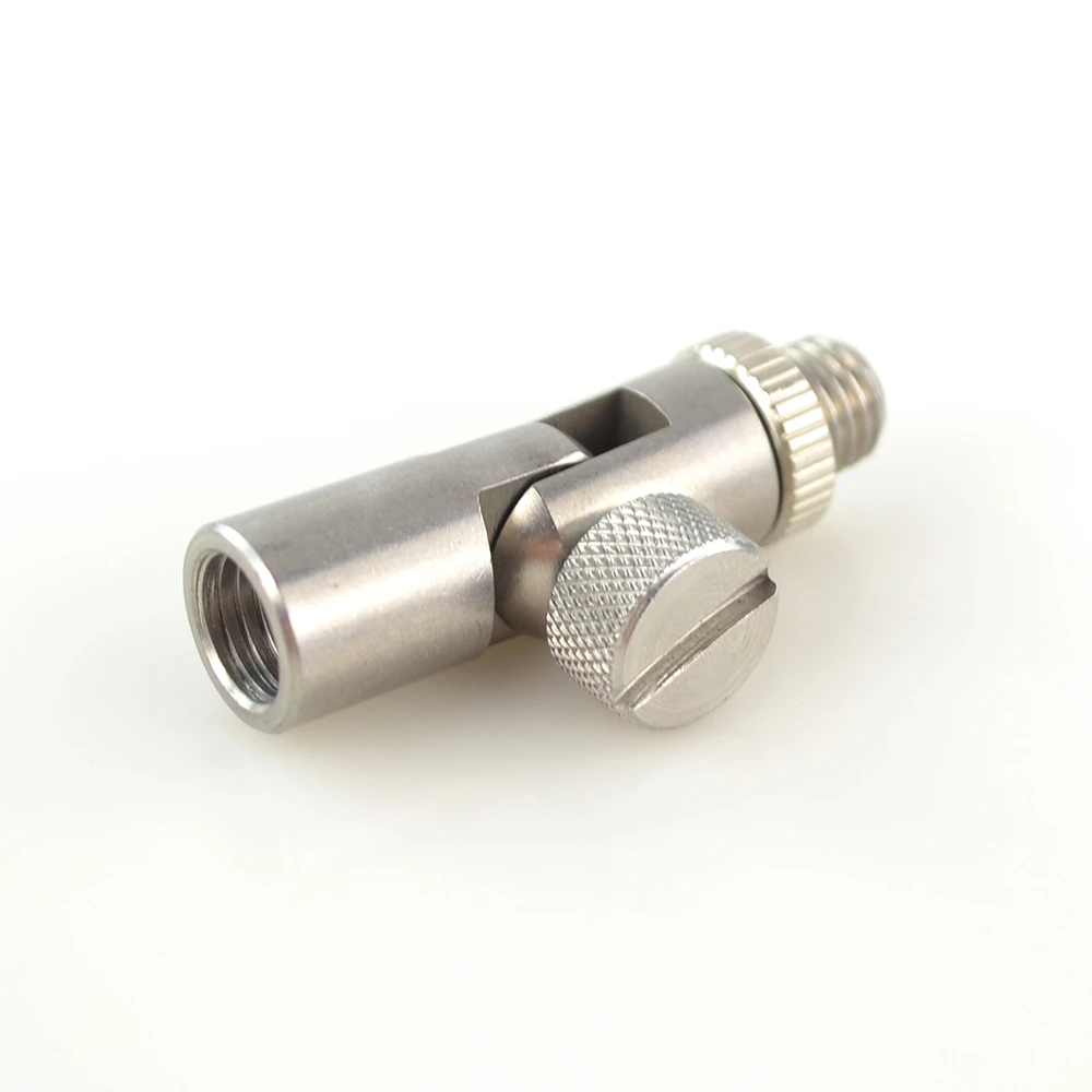 Stainless Steel Angle Adaptor Connector Rod Pod Bank Stick Rest  Carp Fishing Tackle