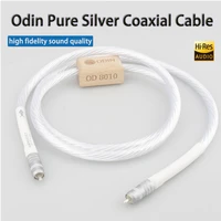high quality per piece odin pure silver coaxial digital cable fever audio cable aesebu signal cable