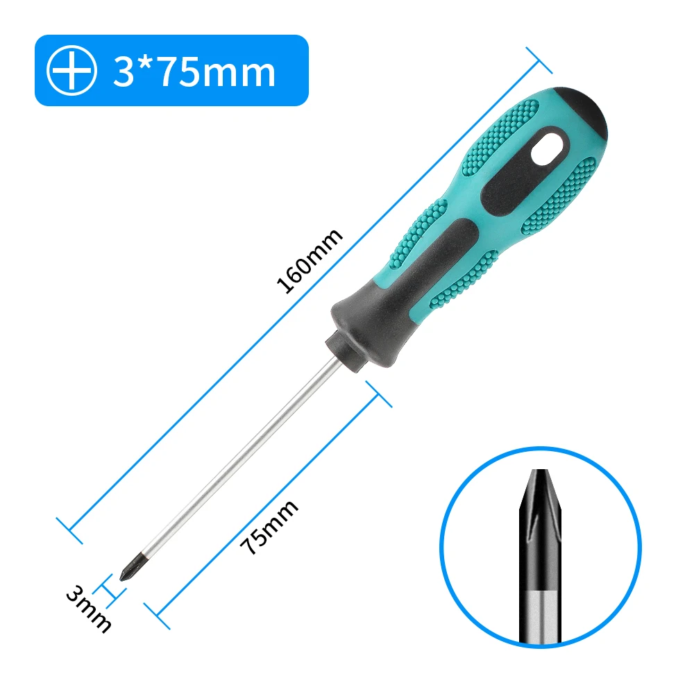 

Магнитная отвертка Phillips и плоский шлиц