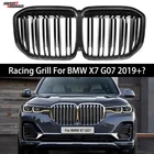 Передний бампер для BMW X7 G07 2019 дюйма, решетка радиатора из углеродного волокна, спортивный стиль, M Power Performance, Стайлинг автомобиля, гоночные грили