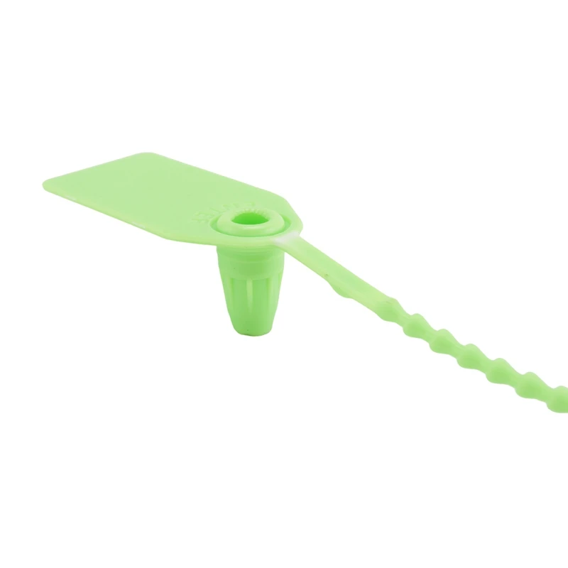 100 шт. пластиковые уплотнения для тампера одноразовые самоблокирующиеся вывески