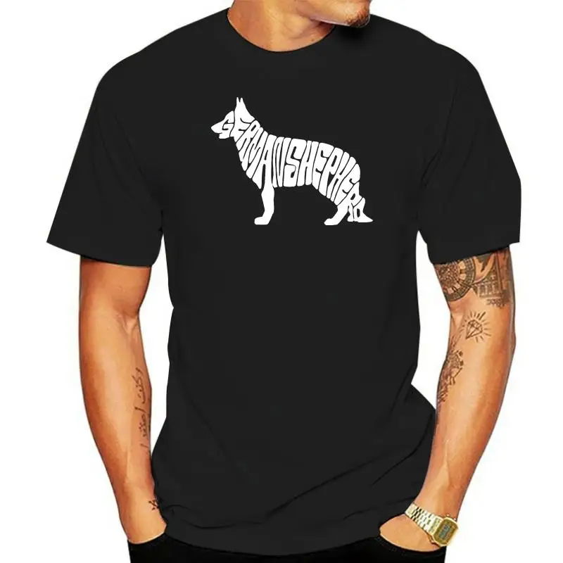 

Design tee shirt O-Neck german shepherd schaerferhund gift Costume Fit Comical Spring Autumn Unique hip hop men's tshirt