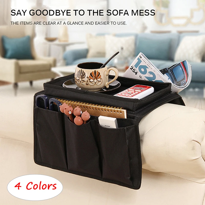 

Sofa Armrest Organizer Gadget Bag Cable Charger Wires Organizer Couch Armchair Hanging for TV Remote Control Cellphone Storage