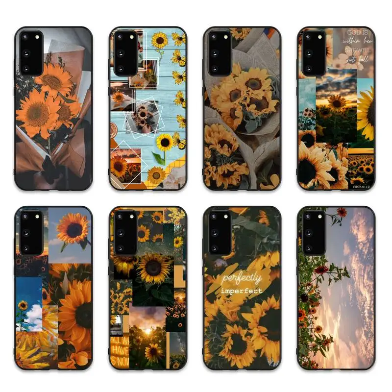 

Sunflower Phone Case for Samsung S10 21 20 9 8 plus lite S20 UlTRA 7edge
