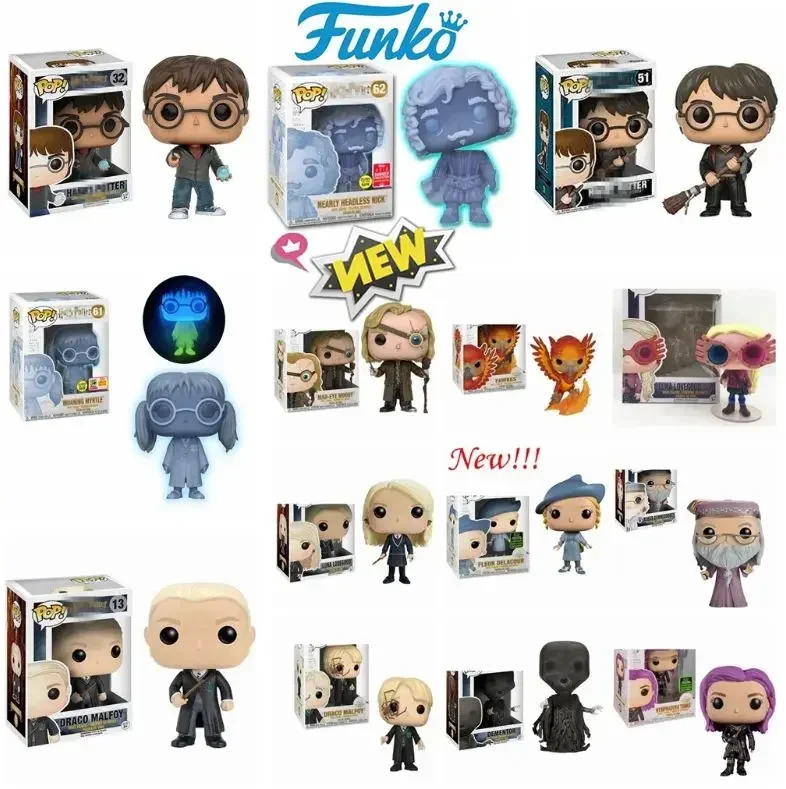 FUNKO Harryy Potters MOANING MYRTLE 61. # Светятся в темноте Ник безголовый Nick 62. Малфой 13 Делакур 108.