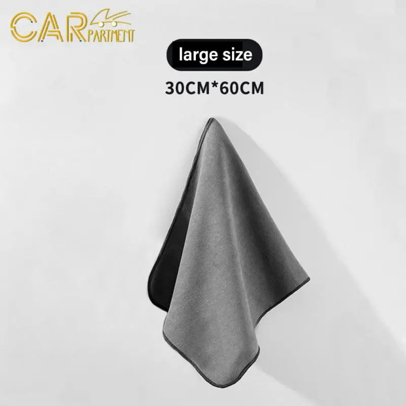 

Towel Car Cleaning Drying Cloth Hemming High-end Microfiber Double-sided Water Absorbent Car Care Cloth Detailing Wash Towel