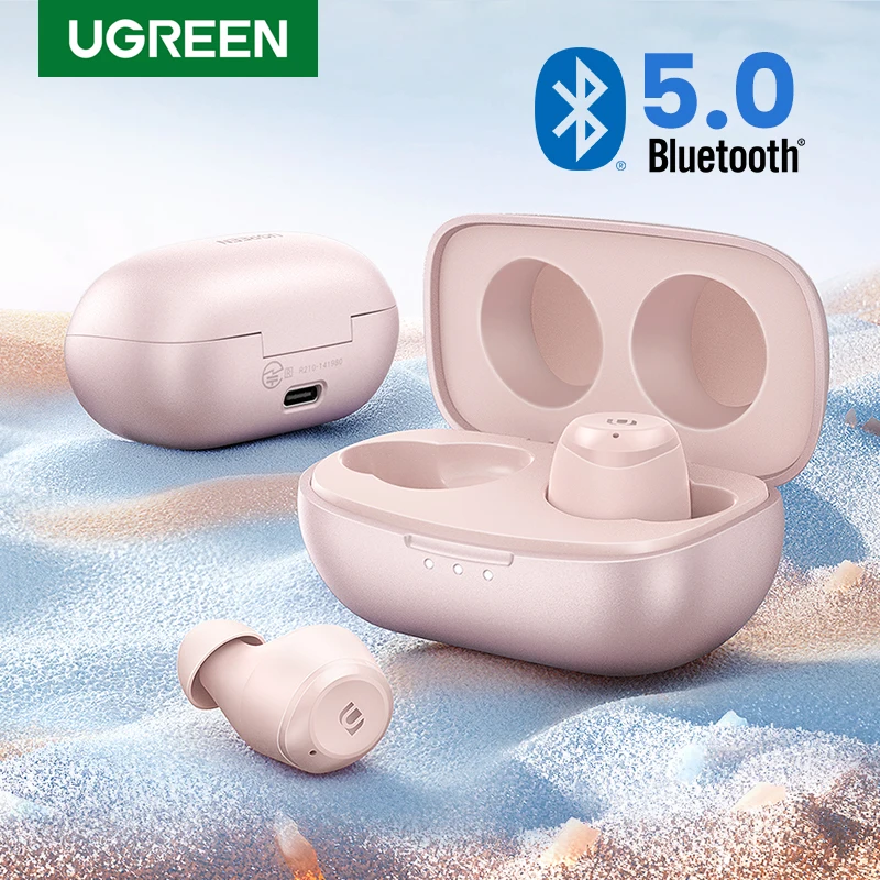 

UGREEN TWS Wireless Bluetooth 5.0 Earphones Qualcomm aptX True Wireless Stereo Earbuds Superbass Headphones 27H Playtime 2 Mode