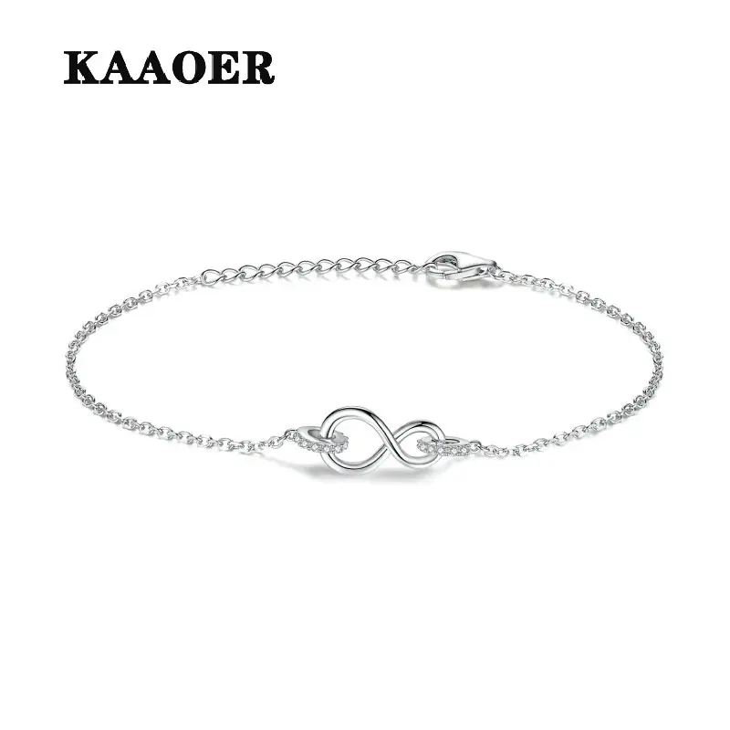 

Новый браслет на удачу KAAOER 2022 S925, креативная индивидуальность, простая круглая цепочка ручной работы для пар с одинаковыми ювелирными украш...