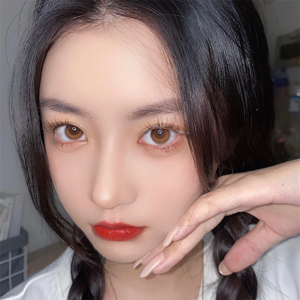 Цветные контактные линзы для макияжа глаз 2 шт./пара