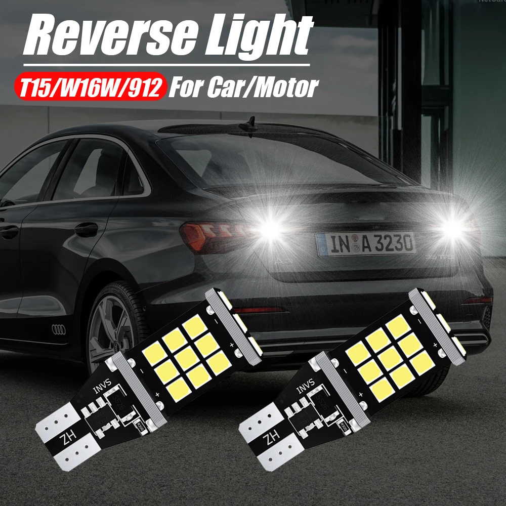 

2x T16 T15 W16W LED Bulb Canbus Car Reverse Lamp Light For Mitsubishi Lancer 9 10 I200 ASX Pajero 4 Nissan Tiida Sentra Teana