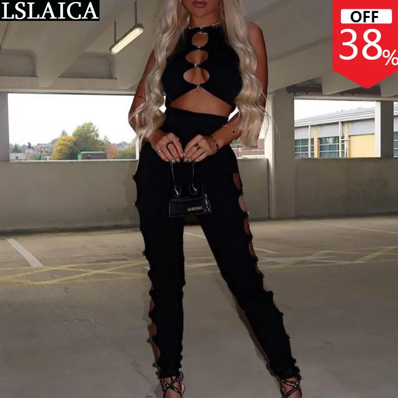 

Оптовая продажа товаров для бизнеса Женский трикотажный костюм укороченный топ длинные штаны Открытые Сексуальные комплекты женские кост...