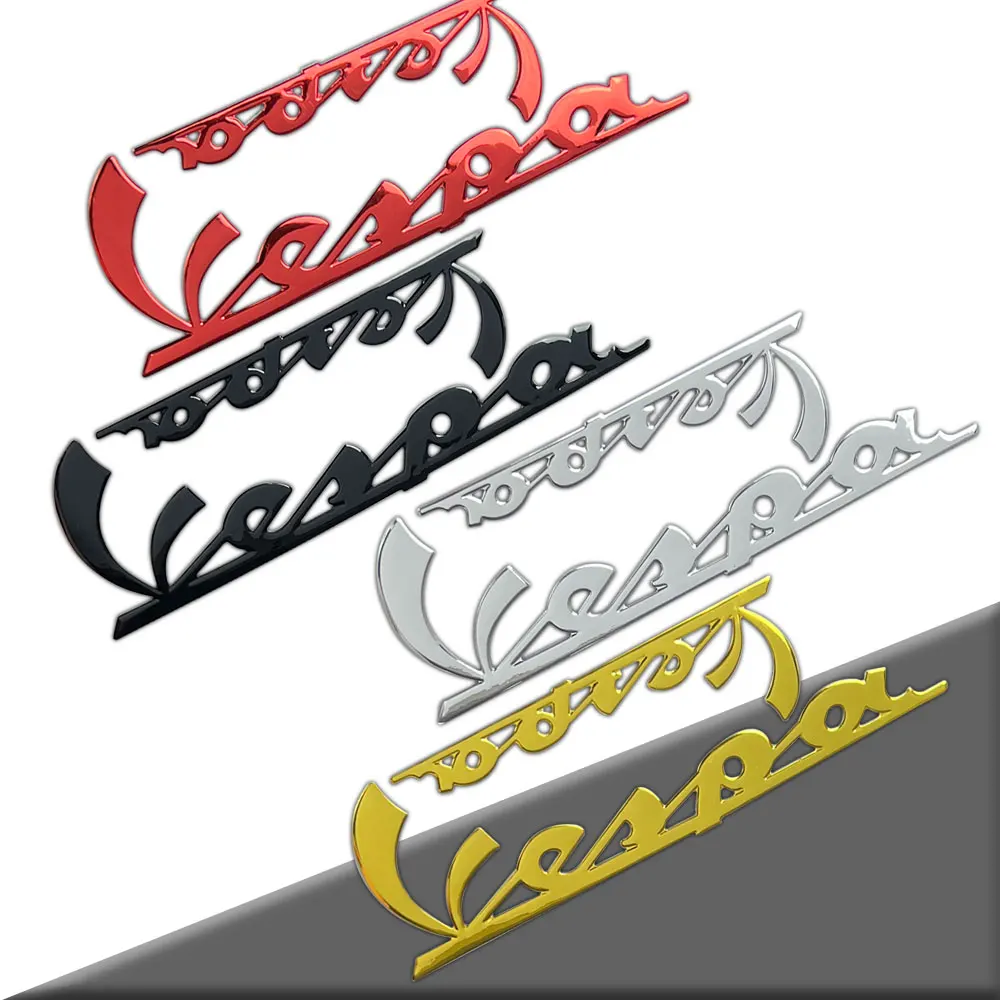 

3D Emblem Sticker Logo Decals For Vespa Emblem Stickers Decal GTS300 LX125 LX150 125 150 Ie Sprint Primavera 300 LX LXV Super