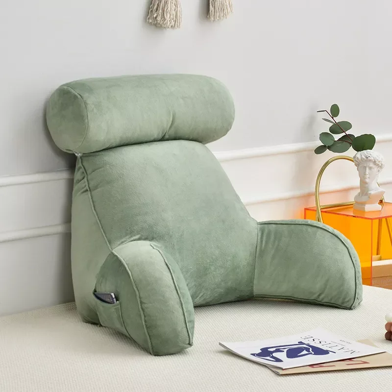 

All Season Reading Pillow Office Sofa Bedside Back Cushion Bed Lumbar Support Cushions Backrest Backs Rest Pain Relief Pillows