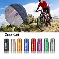 2pcs cycling mountain bike french tyre tyre accessories air nozzle dust cover wheel protector valve