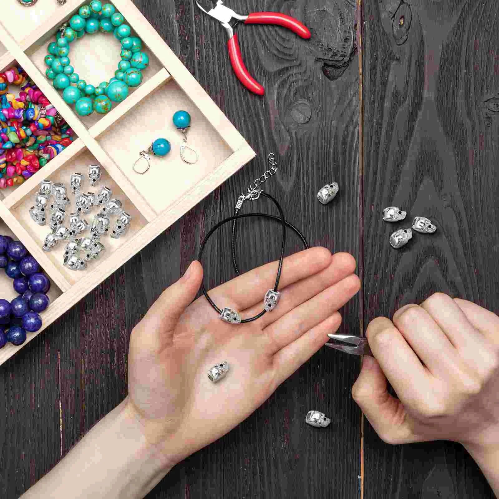 30 шт. прокладка для путешествий мужские браслеты-подвески серебряное ожерелье