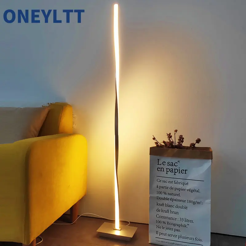 

Modern Dimming LED Floor Lamp for Living Room Standing Pole LED Floor Light for Bedrooms Offices Bright Indoor Decor Stand Lamps