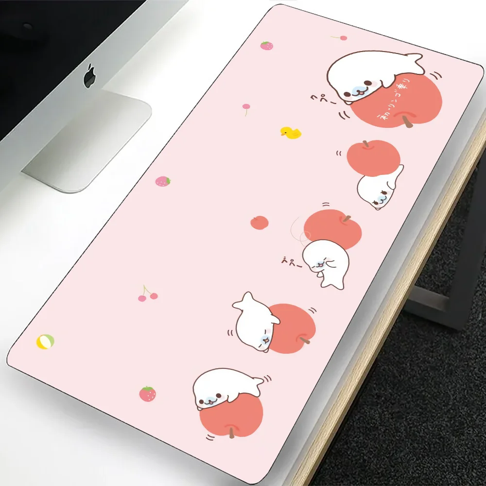 Милый большой игровой коврик для мыши Mamegoma компьютерный ПК геймер ноутбука