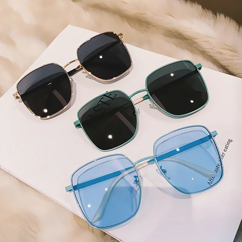 2024 модные солнцезащитные очки большого размера для женщин прозрачные большие