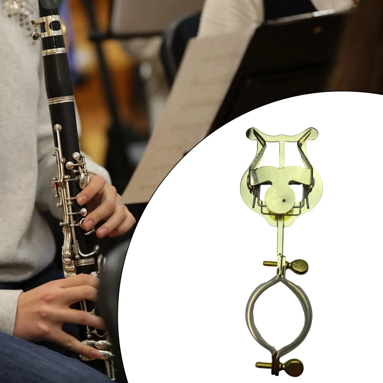 Клип для нот гобоя кларнета марширующая лира начинающих