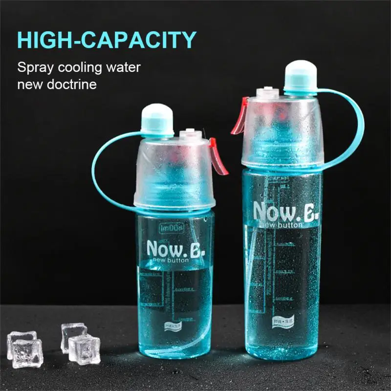 

Spray Water Bottle For Outdoor Sport Fitness Water Cup With Lid Large Capacity Leak-proof Spray Bottle Drinkware Travel Bottles