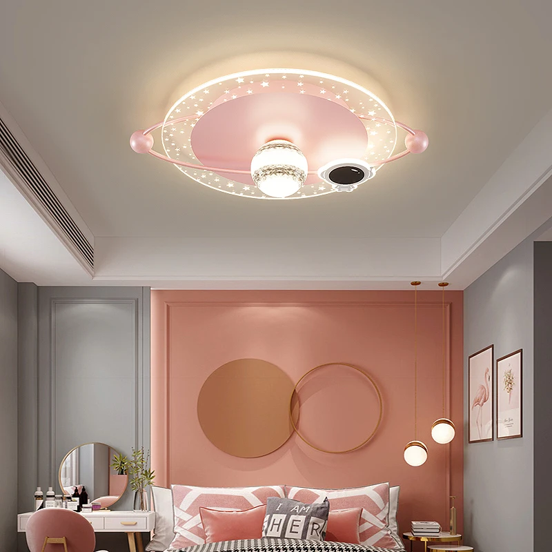 

Cartoon Children's Room Ceiling Light Girl Pink XINGX Bedroom Light Fashion Boy Child Roof Light Toddler Light