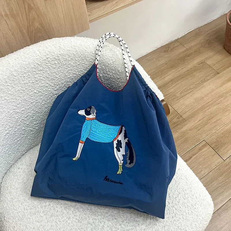 Новинка 2024 холщовая сумка для подмышек пригородная сумка-тоут маленькая через