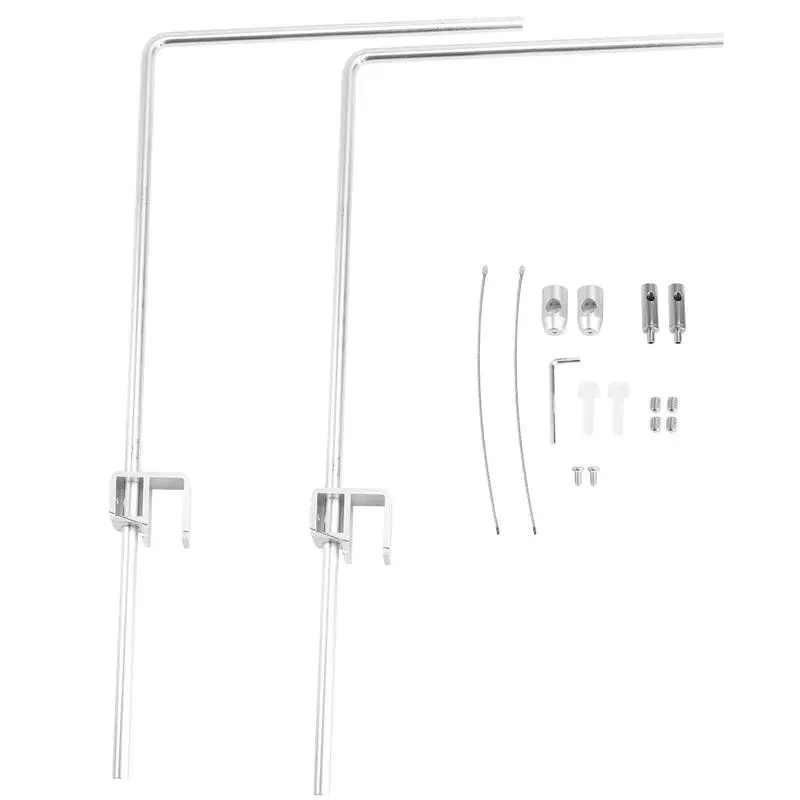 

1Set Practical Aquarium Light Rack Universal Fish Tank Hanging Bracket Silver(Without Clip)