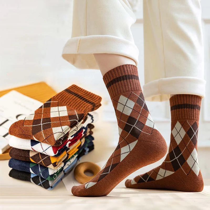 

Носки теплые плюшевые унисекс, теплые утепленные, зимние, средней длины, для мужчин и женщин, 5 пар