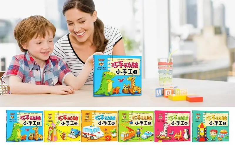 

3D Books For Kids Montessori Baby Board Toddler Story Book Sensory Toys For Babies Education Habits Toys DIY Crafts Supplies