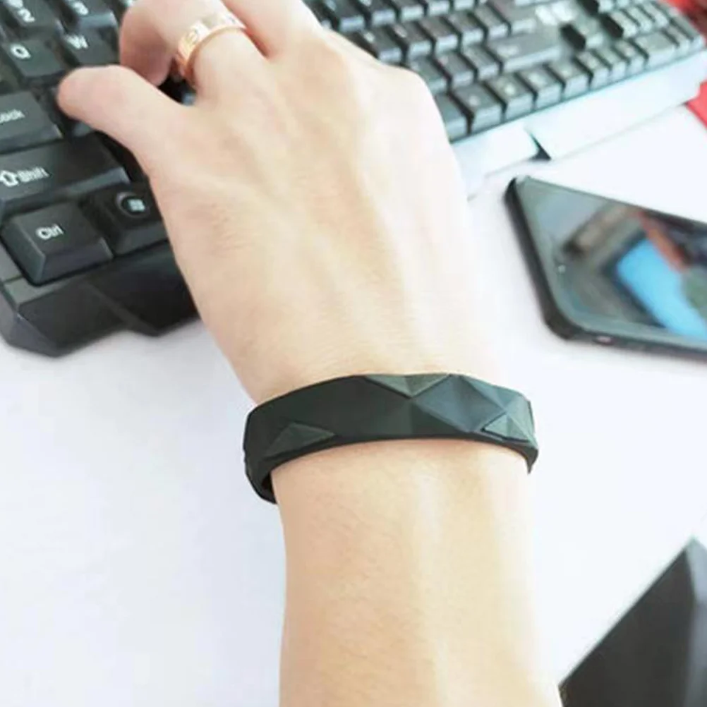 2 шт. антистатический браслет на запястье фитнес силиконовый декоративный