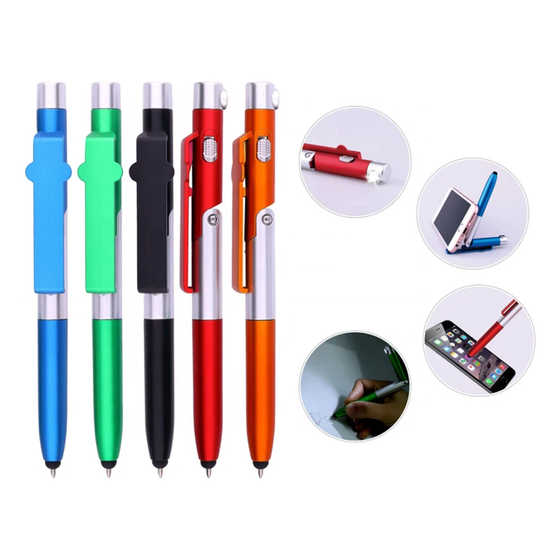 

Шариковая ручка со встроенной подставкой для телефона