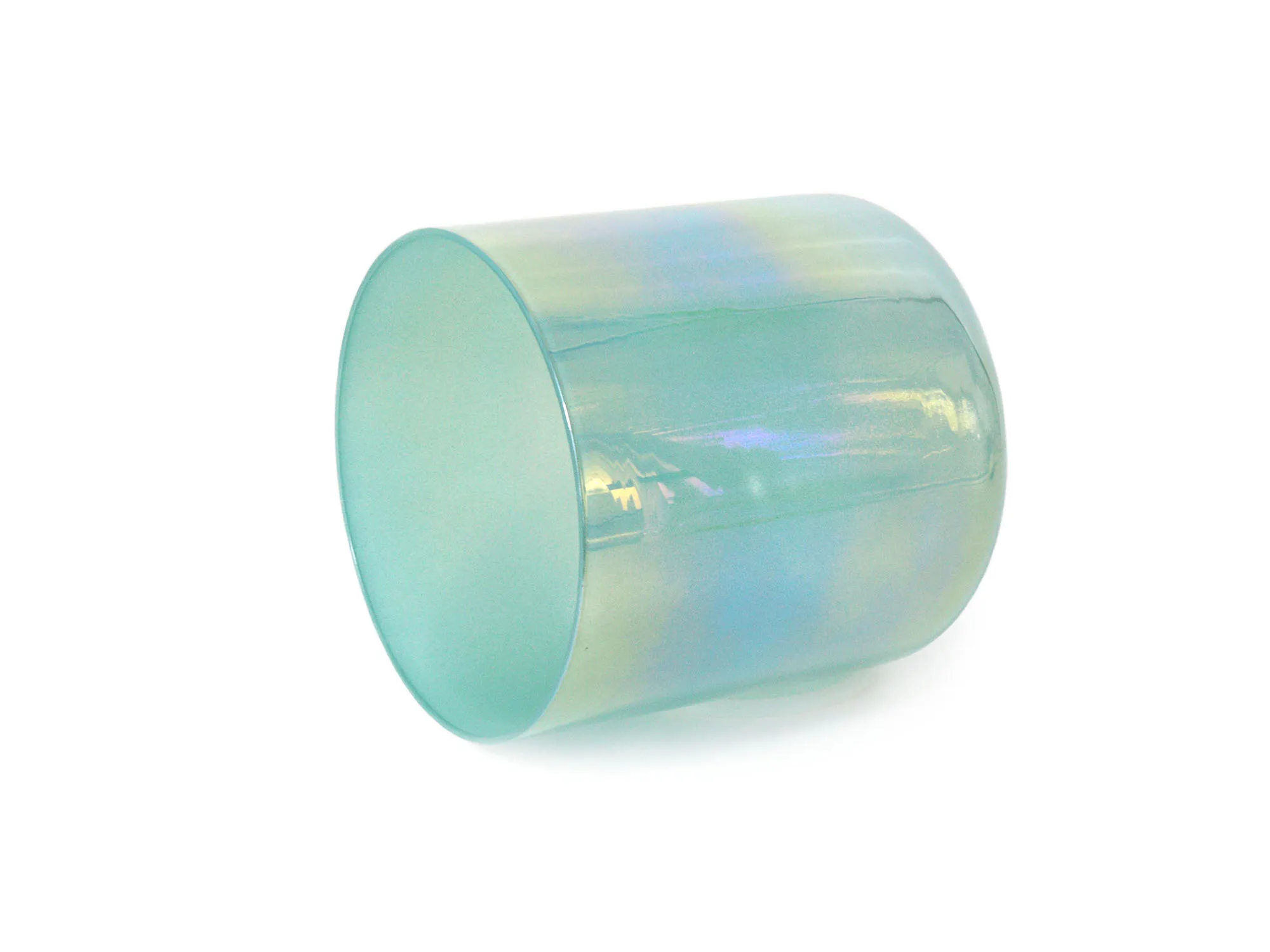 Синяя Хрустальная Поющая чаша из необработанного камня музыкальная со звуком