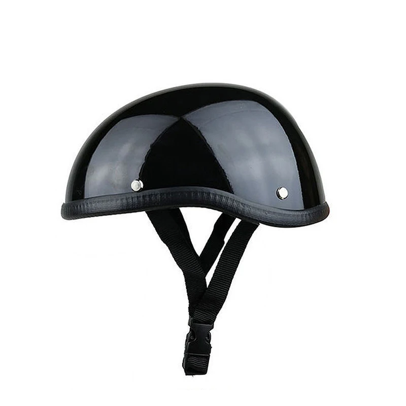 

Skull Cap Motorcycle Helmet Vintage Half Face Helmet Retro German Style chopper Cruiser