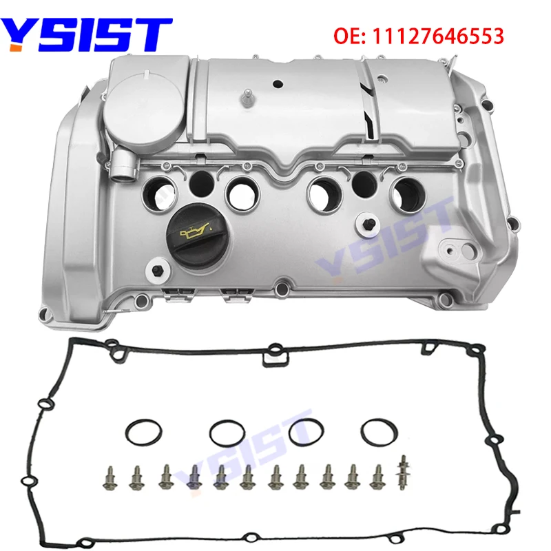 

Алюминиевая крышка клапана для BMW N13 F20 F30 F21 118i 120i L4 1,6 л N13B16A Крышка головки блока цилиндров двигателя 11127646553 11127601863