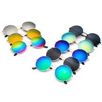 foenixsong 2022 women round sunglasses vintage frame uv400 mirror fashion sun glasses for men woman