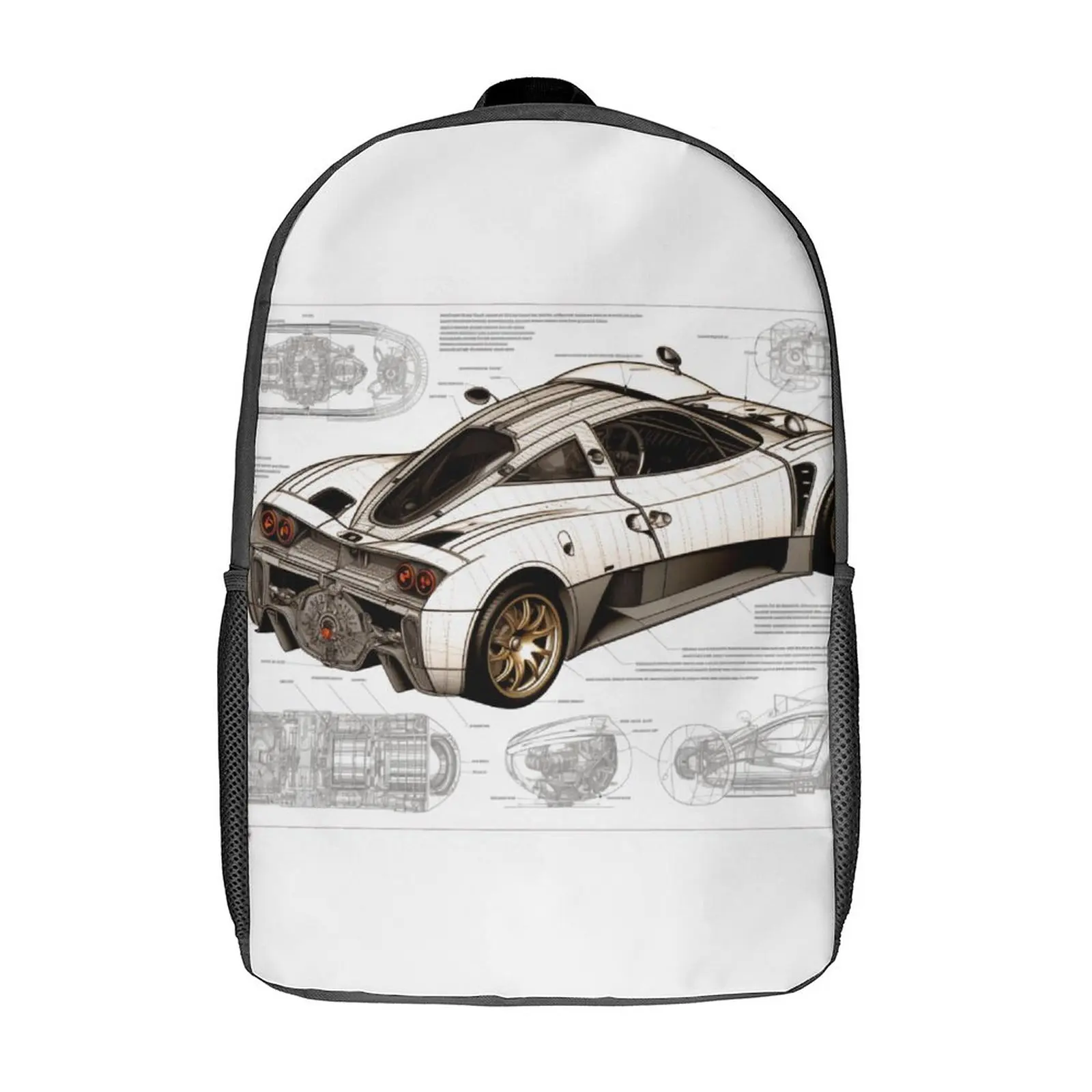 

Рюкзак мужской из полиэстера, ранец для спорта и автомобиля, с рисунком, мягкий, милый школьный ранец