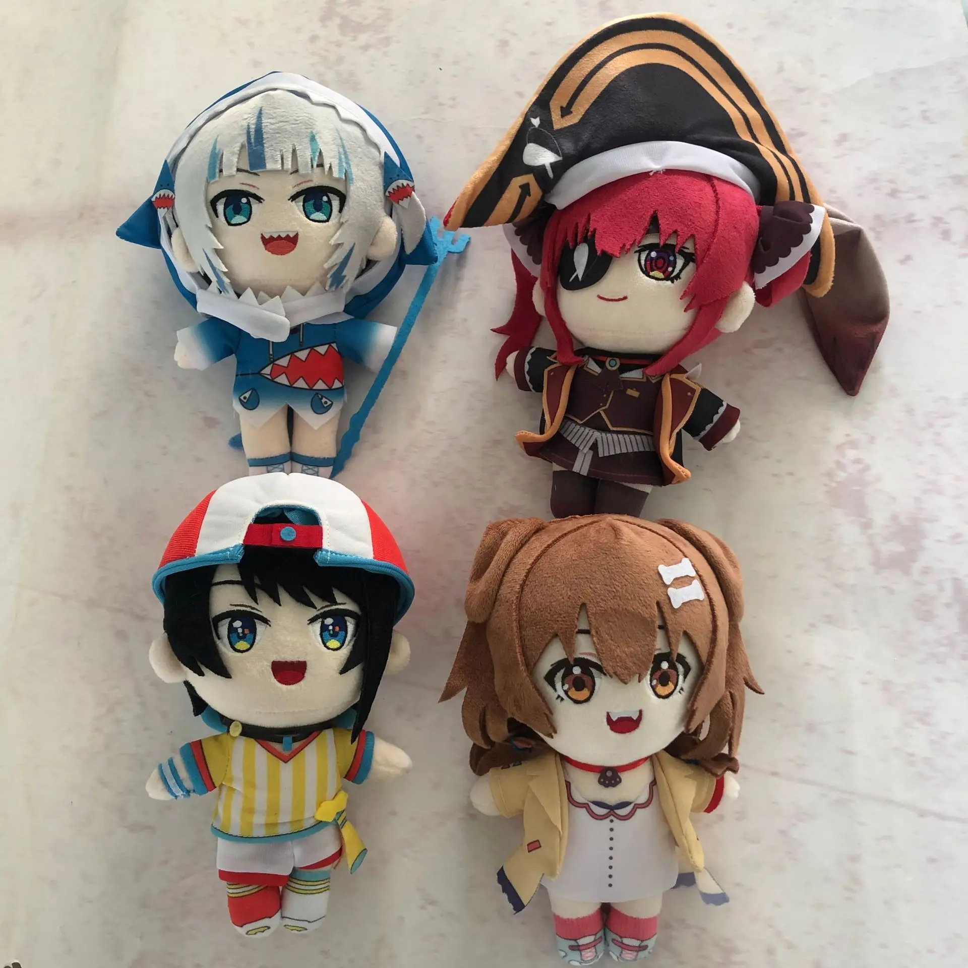 

Anime VTuber Hololive Oozora Subaru Gawr Gura Houshou Marine 20CM Cute Plush Stuffed Dolls Toy Throw Pillow Cosplay Fans Gift