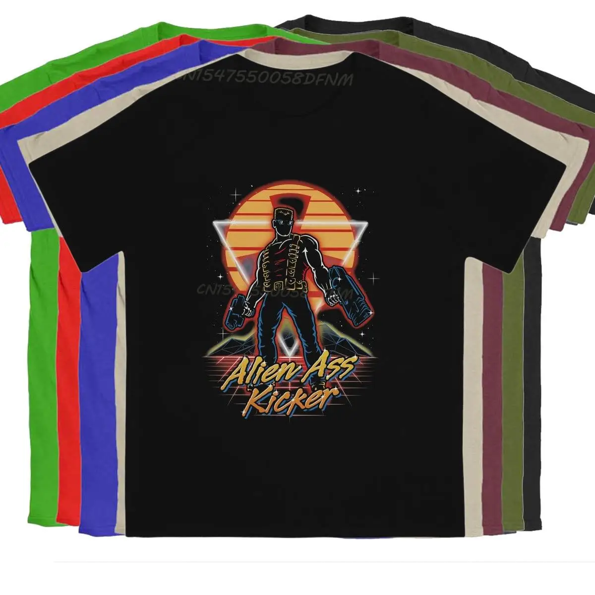 

Футболка Duke Мужская в стиле ретро, топ с графическим принтом на день щупальцев, одежда оверсайз, на лето